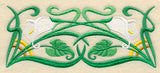 Art Deco Calla Lily - Horizontal Border