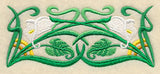 Art Deco Calla Lily - Horizontal Border