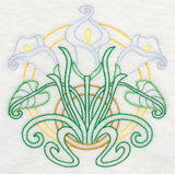 Art Deco Calla Lily - Circle (Vintage)