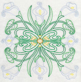 Art Deco Calla Lily - Square (Vintage)