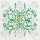 Art Deco Calla Lily - Square (Vintage)