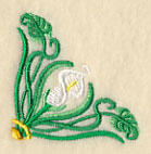 Art Deco Calla Lily - Corner