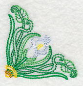 Art Deco Calla Lily - Corner (Vintage)