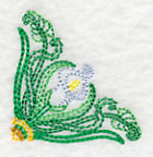 Art Deco Calla Lily - Corner (Vintage)