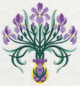 Art Deco Iris Bouquet