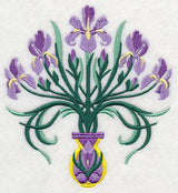 Art Deco Iris Bouquet