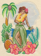 Retro Hula Girl