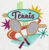 Retro Tennis Racket Medley