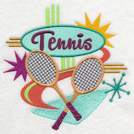 Retro Tennis Racket Medley
