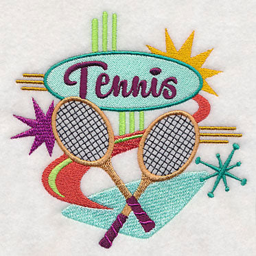 Retro Tennis Racket Medley