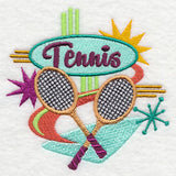 Retro Tennis Racket Medley