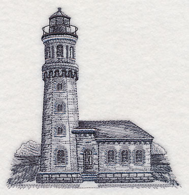Fort Niagara Light Sketch (New York)