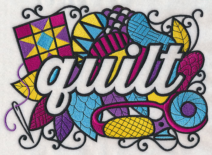 Crafty Quilt (Blackwork)