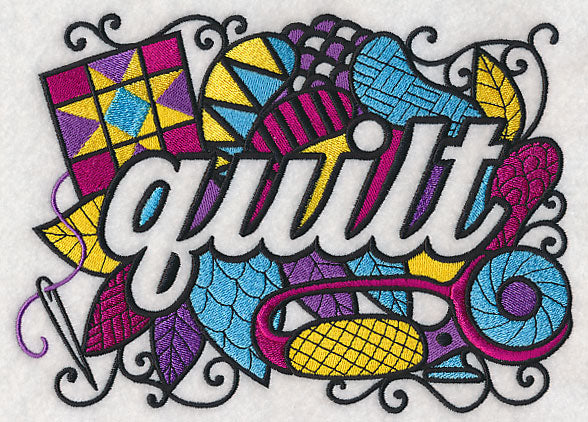 Crafty Quilt (Blackwork)