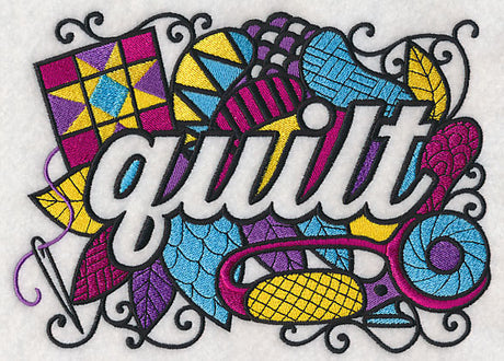 Crafty Quilt (Blackwork)