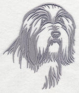 Bearded Collie Silhouette