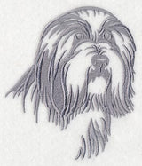 Bearded Collie Silhouette