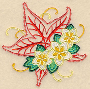 Frangipani and Starfish (Vintage)
