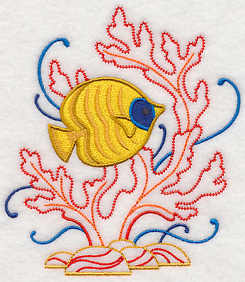 Tropical Fish and Coral (Vintage)