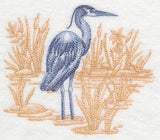 Great Blue Heron Scene (Toile)
