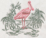 Spoonbill Scene (Toile)