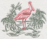 Spoonbill Scene (Toile)
