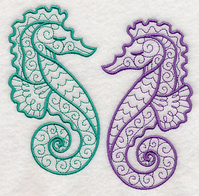 Light and Lovely Seahorses