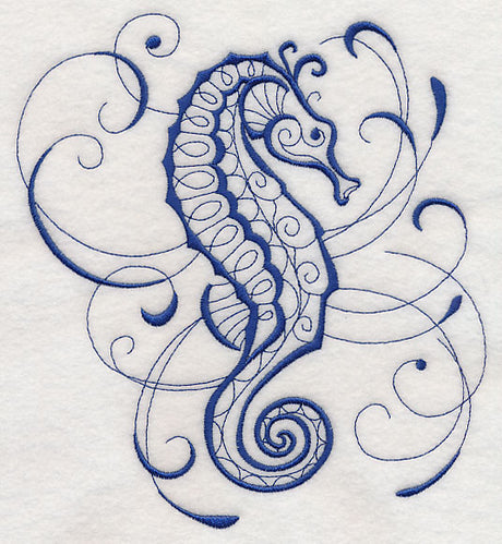 Intricate Ink Sea Life - Seahorse