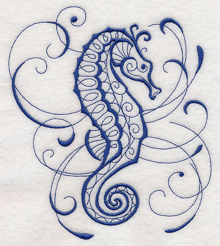Intricate Ink Sea Life - Seahorse