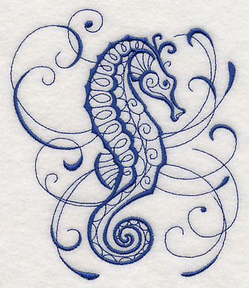 Intricate Ink Sea Life - Seahorse