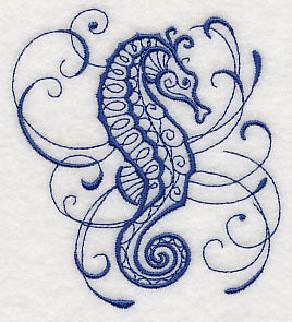 Intricate Ink Sea Life - Seahorse