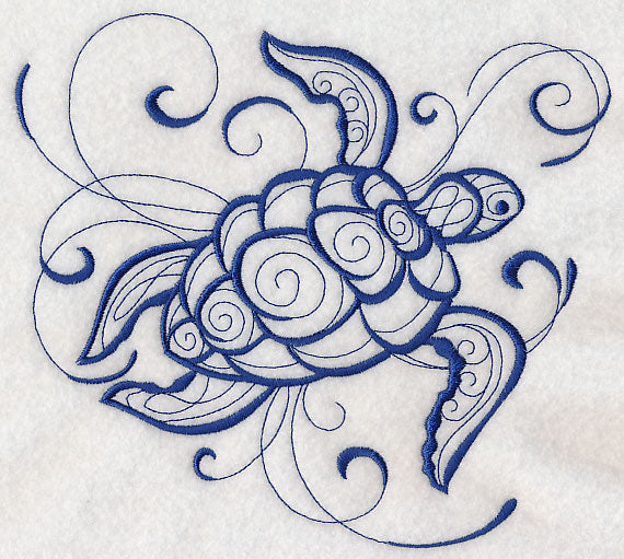 Intricate Ink Sea Life - Sea Turtle