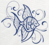 Intricate Ink Sea Life - Angel Fish