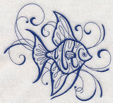 Intricate Ink Sea Life - Angel Fish