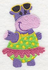 Hippo in Sunglasses