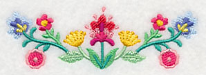 Beautiful Bohemian Blooms Border