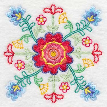 Blossoming Bohemian Flowers (Vintage)