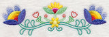 Bohemian Flower Frenzy Border (Vintage)
