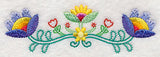 Bohemian Flower Frenzy Border (Vintage)