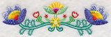 Bohemian Flower Frenzy Border (Vintage)