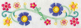 Bohemian Rhapsody Flower Border (Vintage)