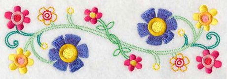 Bohemian Rhapsody Flower Border (Vintage)