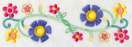 Bohemian Rhapsody Flower Border (Vintage)