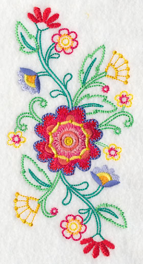 Blossoming Bohemian Flowers Spray (Vintage)