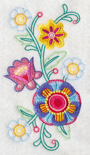 Bohemian Rhapsody Flower Spray (Vintage)