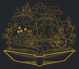 Golden Fairy Tale Carriage Scene