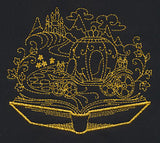 Golden Fairy Tale Carriage Scene