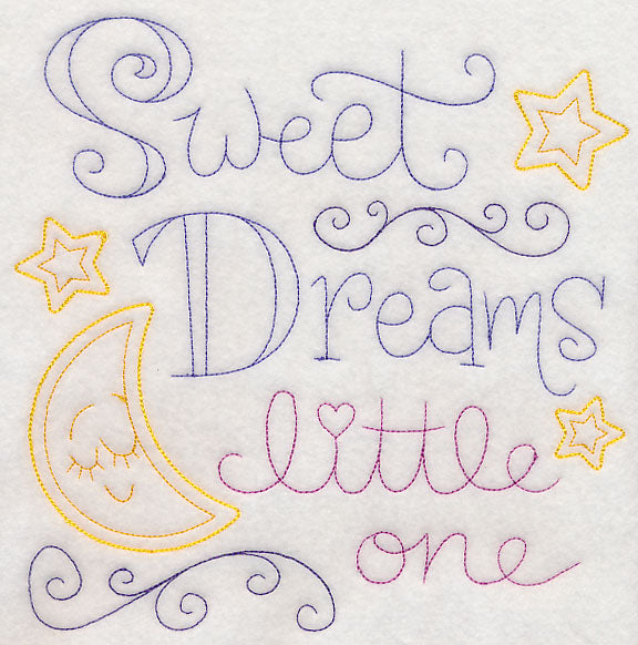 Sweet Dreams Little One Square (Vintage)