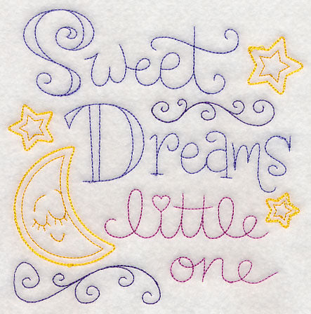 Sweet Dreams Little One Square (Vintage)