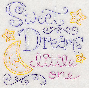 Sweet Dreams Little One Square (Vintage)